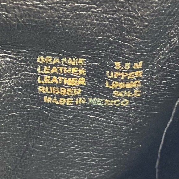 Steve Madden Graanie Black Leather Biker Moto Combat Victorian Ankle Boots 8.5 - Picture 6 of 11